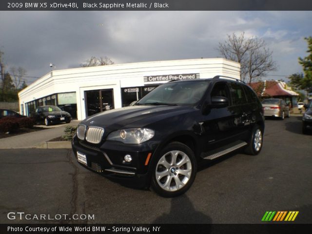 2009 BMW X5 xDrive48i in Black Sapphire Metallic