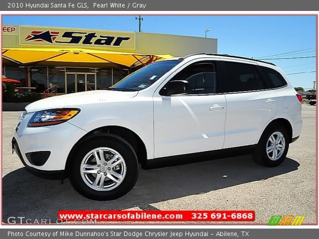 2010 Hyundai Santa Fe GLS in Pearl White