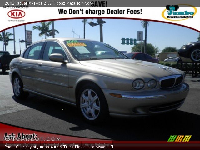 2002 Jaguar X-Type 2.5 in Topaz Metallic