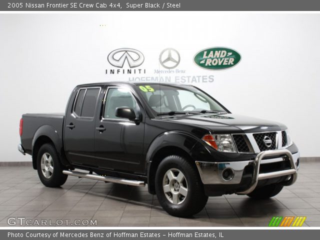 2005 Nissan Frontier SE Crew Cab 4x4 in Super Black