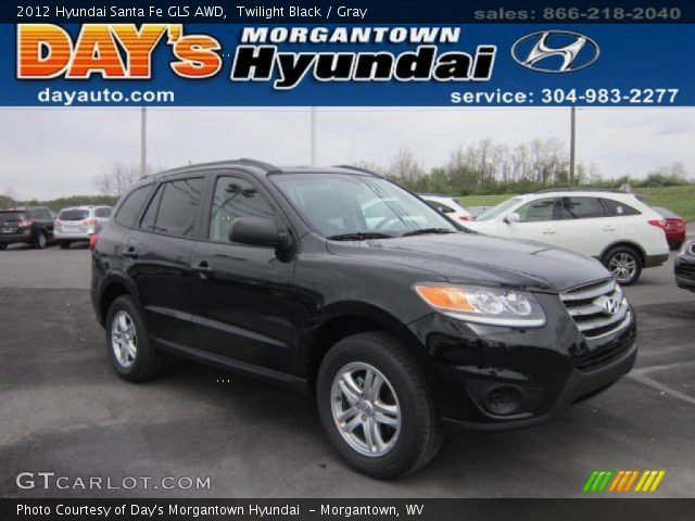 2012 Hyundai Santa Fe GLS AWD in Twilight Black