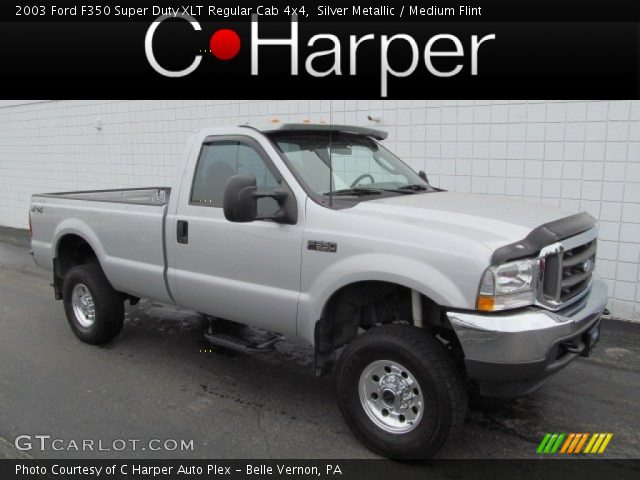 2003 Ford F350 Super Duty XLT Regular Cab 4x4 in Silver Metallic