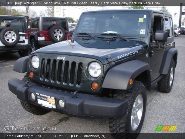 2010 Jeep Wrangler Rubicon 4x4 in Natural Green Pearl