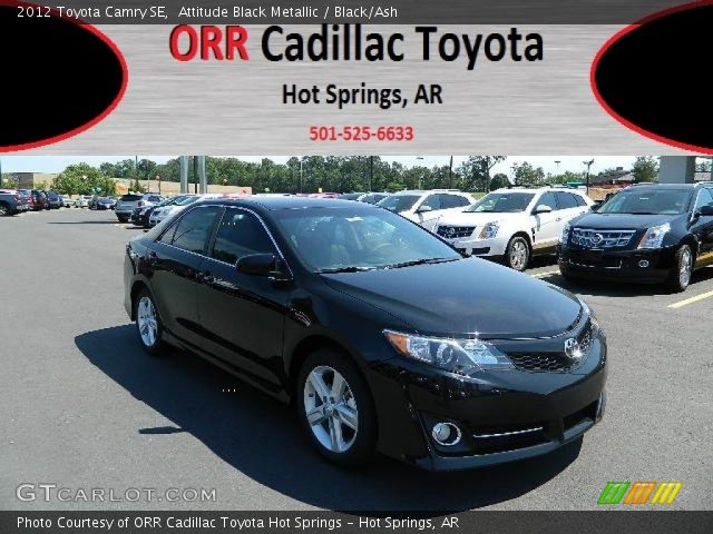 2012 Toyota Camry SE in Attitude Black Metallic