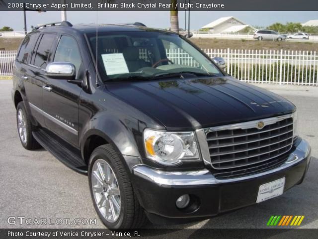 2008 Chrysler Aspen Limited in Brilliant Black Crystal Pearl