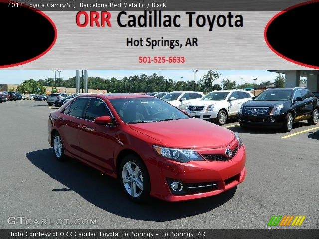 2012 Toyota Camry SE in Barcelona Red Metallic