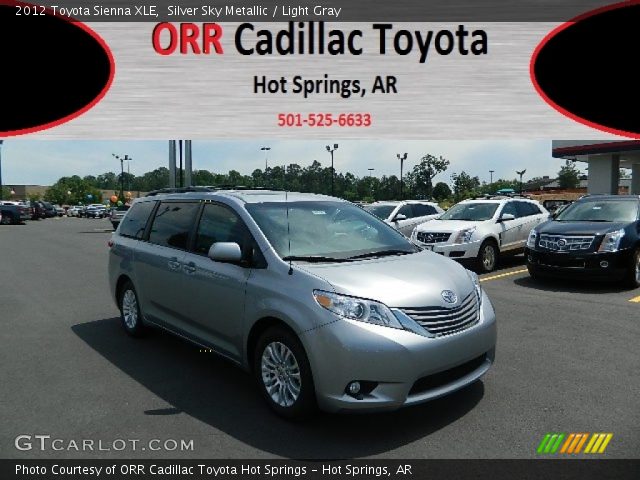 2012 Toyota Sienna XLE in Silver Sky Metallic