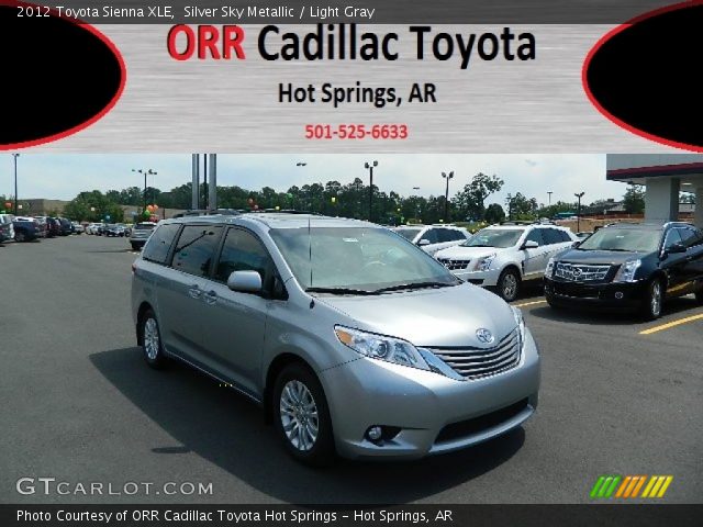 2012 Toyota Sienna XLE in Silver Sky Metallic