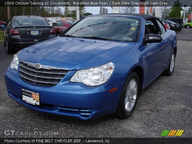 2008 Chrysler Sebring LX Convertible in Marathon Blue Pearl