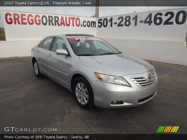 2007 Toyota Camry LE V6 in Titanium Metallic