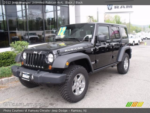 2012 Jeep Wrangler Unlimited Rubicon 4x4 in Black