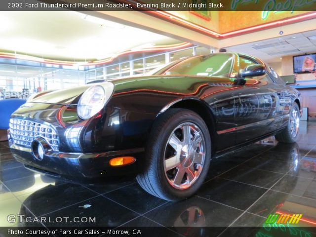 2002 Ford Thunderbird Premium Roadster in Evening Black