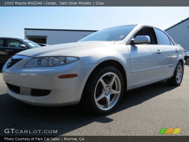 2003 Mazda MAZDA6 i Sedan in Satin Silver Metallic