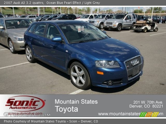 2007 Audi A3 3.2 quattro in Ocean Blue Pearl Effect