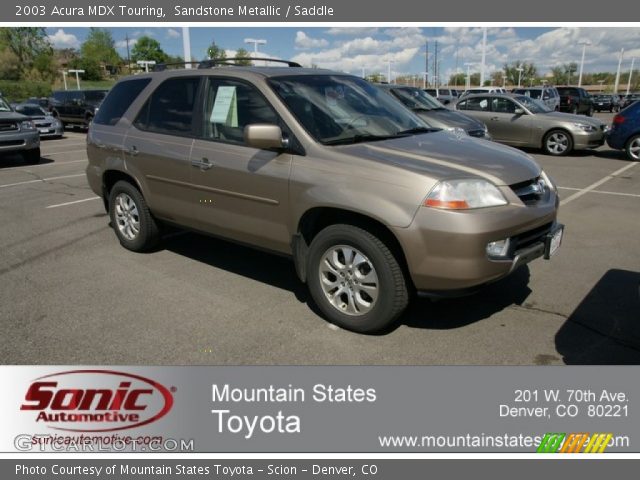 2003 Acura MDX Touring in Sandstone Metallic