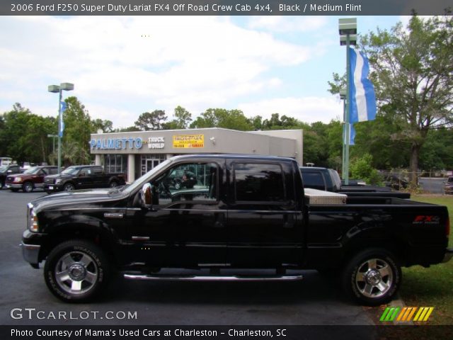 2006 Ford F250 Super Duty Lariat FX4 Off Road Crew Cab 4x4 in Black