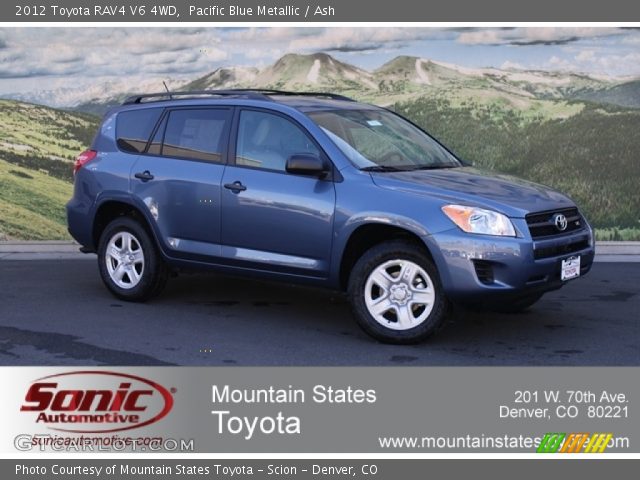 2012 Toyota RAV4 V6 4WD in Pacific Blue Metallic