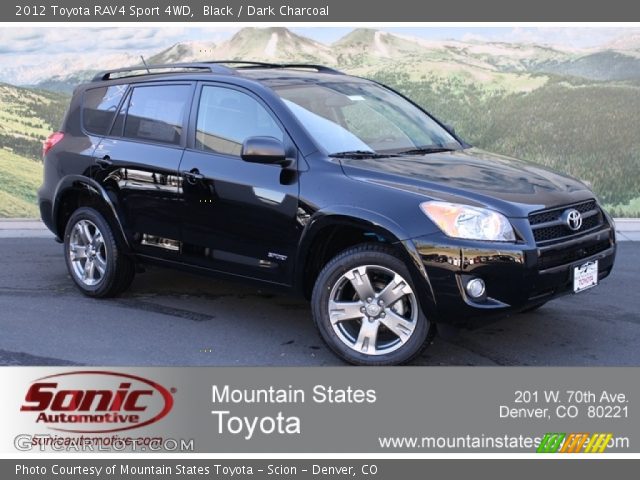 2012 Toyota RAV4 Sport 4WD in Black