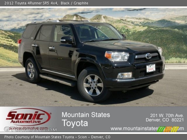 2012 Toyota 4Runner SR5 4x4 in Black