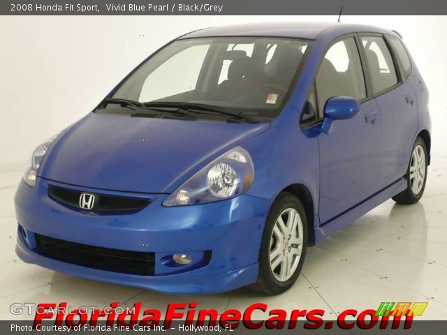 2008 Honda Fit Sport in Vivid Blue Pearl