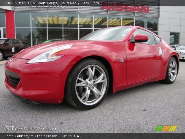 2009 Nissan 370Z Sport Coupe in Solid Red