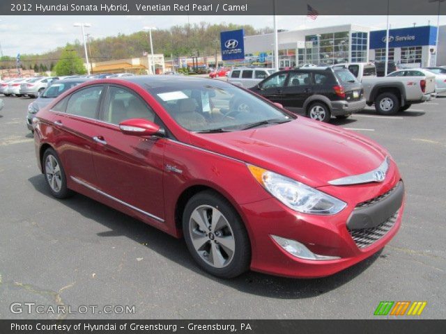 2012 Hyundai Sonata Hybrid in Venetian Red Pearl