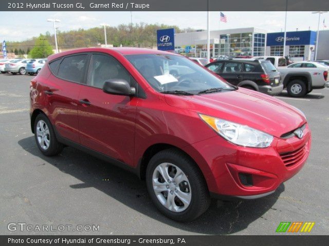 2012 Hyundai Tucson GL in Garnet Red