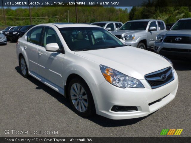 2011 Subaru Legacy 3.6R Limited in Satin White Pearl