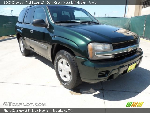 2003 Chevrolet TrailBlazer LS in Dark Green Metallic