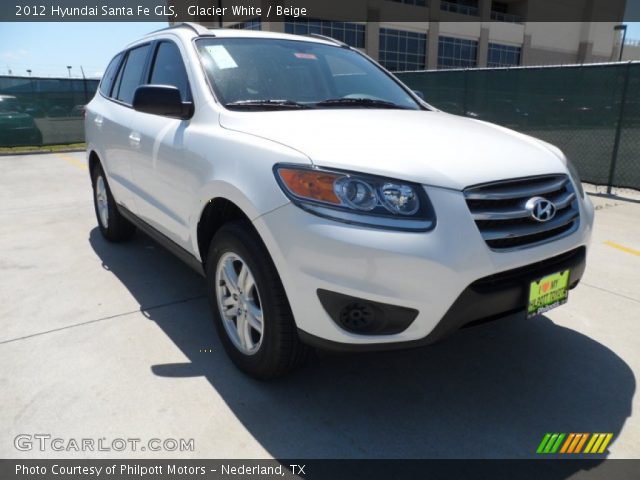2012 Hyundai Santa Fe GLS in Glacier White