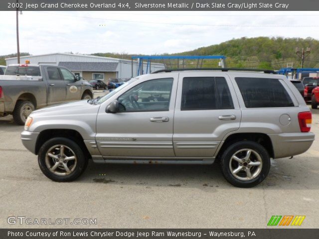 2002 Jeep Grand Cherokee Overland 4x4 in Silverstone Metallic