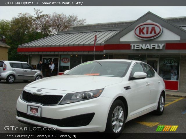 2011 Kia Optima LX in Snow White Pearl