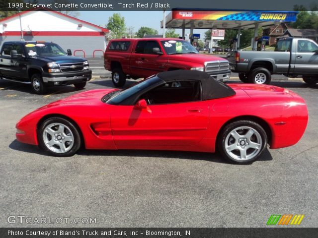 1998 Chevrolet Corvette Convertible in Torch Red