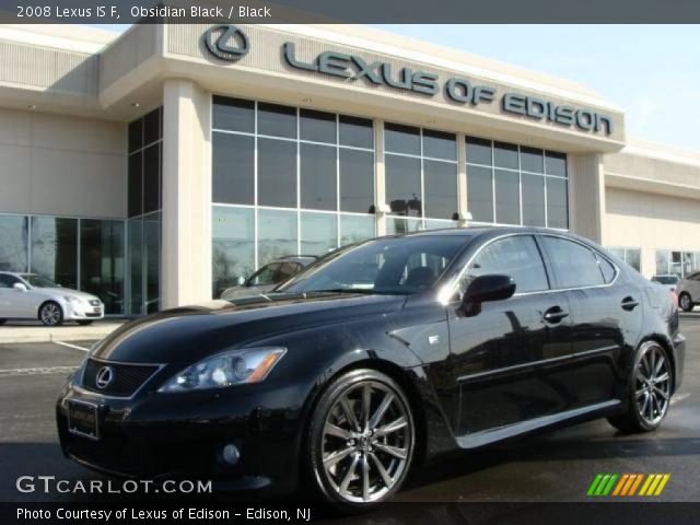 2008 Lexus IS F in Obsidian Black