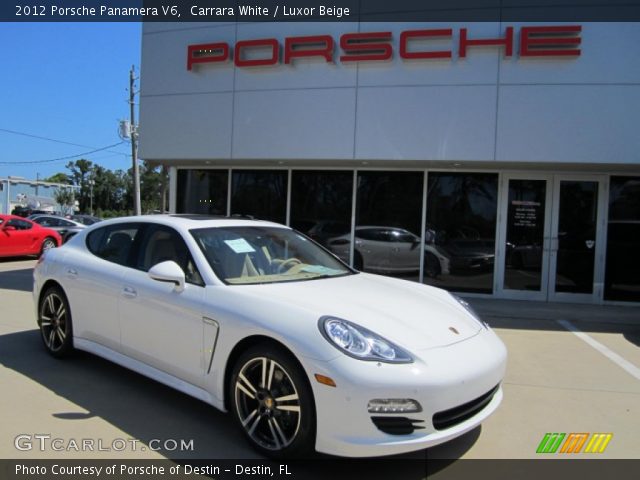 2012 Porsche Panamera V6 in Carrara White