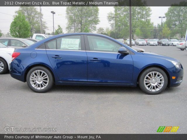 2012 Chevrolet Cruze Eco in Blue Topaz Metallic