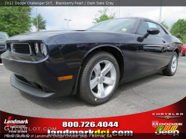 2012 Dodge Challenger SXT in Blackberry Pearl