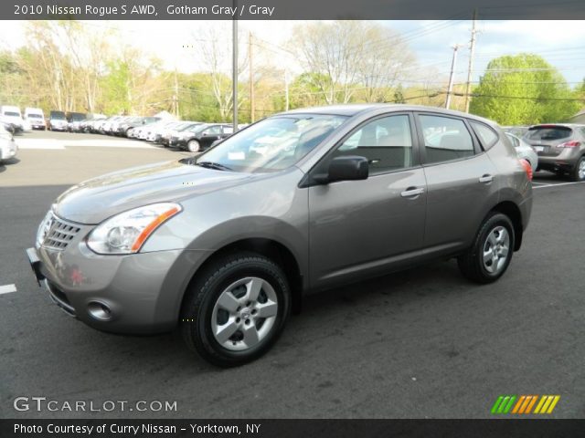 2010 Nissan Rogue S AWD in Gotham Gray