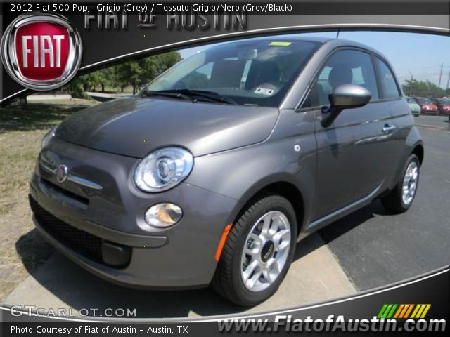 2012 Fiat 500 Pop in Grigio (Grey)