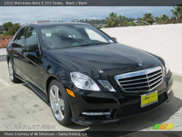 2012 Mercedes-Benz E 350 Sedan in Black