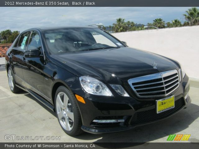 2012 Mercedes-Benz E 350 Sedan in Black