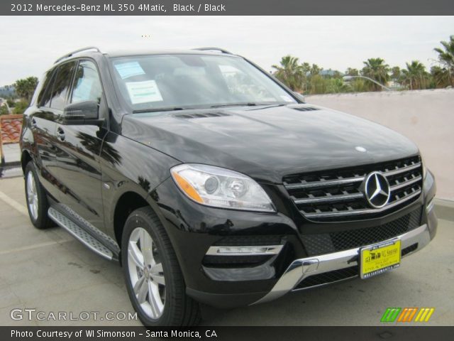 2012 Mercedes-Benz ML 350 4Matic in Black