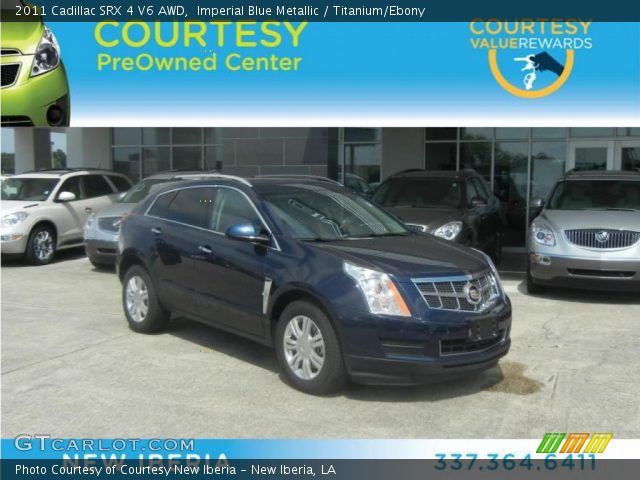 2011 Cadillac SRX 4 V6 AWD in Imperial Blue Metallic