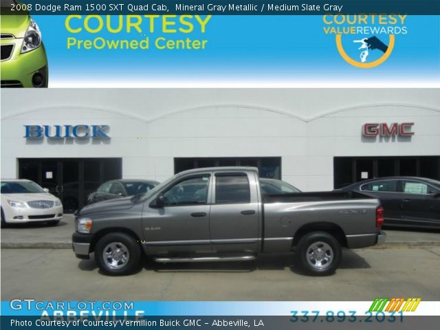 2008 Dodge Ram 1500 SXT Quad Cab in Mineral Gray Metallic
