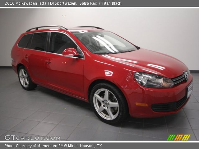 2010 Volkswagen Jetta TDI SportWagen in Salsa Red
