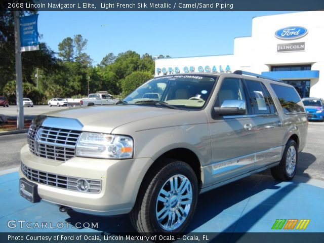 2008 Lincoln Navigator L Elite in Light French Silk Metallic