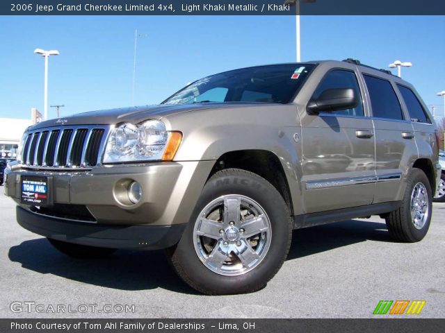 2006 Jeep Grand Cherokee Limited 4x4 in Light Khaki Metallic