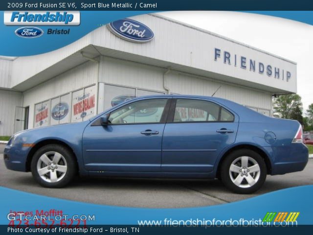2009 Ford Fusion SE V6 in Sport Blue Metallic