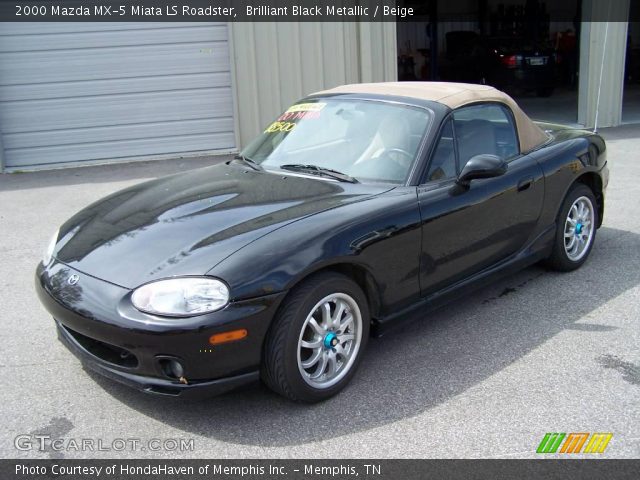 2000 Mazda MX-5 Miata LS Roadster in Brilliant Black Metallic