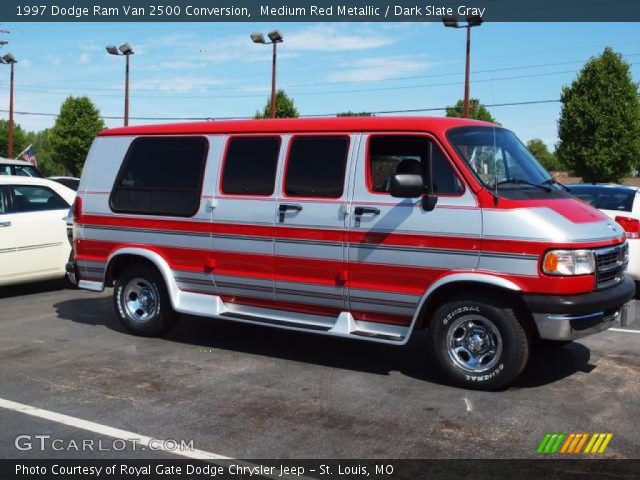 1997 Dodge Ram Van 2500 Conversion in Medium Red Metallic